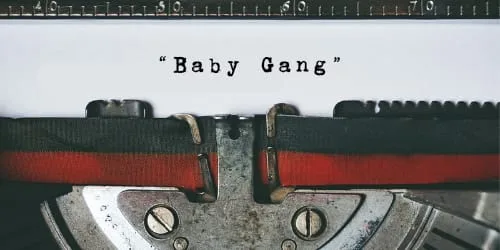 Copertina dell’editoriale «Baby Gang»