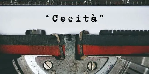 Copertina dell’editoriale «Cecità»