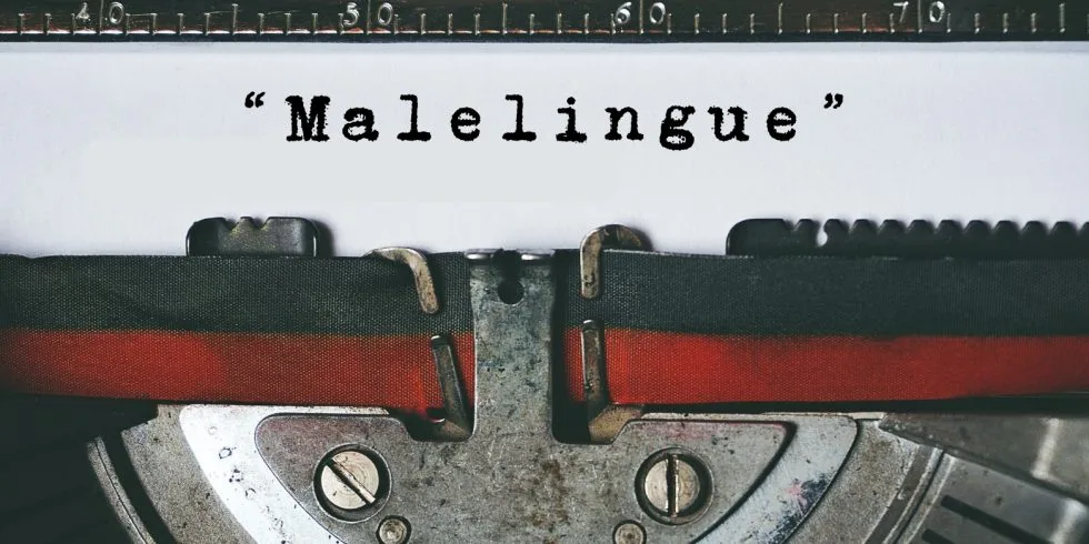 Copertina dell’editoriale «Malelingue»