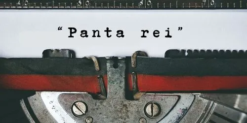 Copertina dell’editoriale «Panta rei»