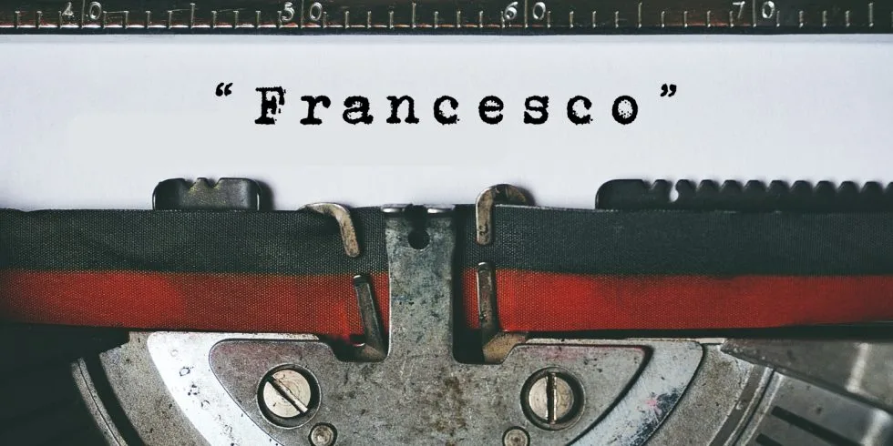 Copertina dell’editoriale «Francesco»