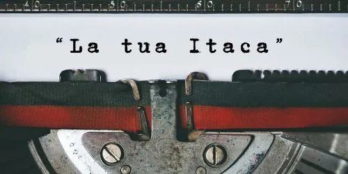 Copertina dell’editoriale «La tua Itaca»