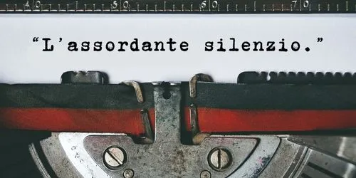 Copertina dell’editoriale «L’assordante silenzio»