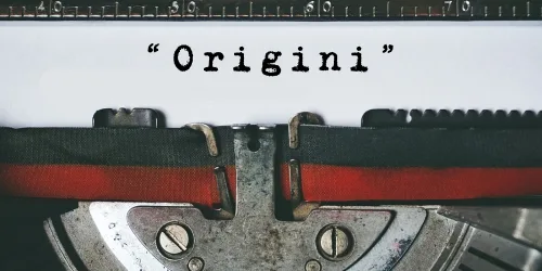 Copertina dell’editoriale «Origini»