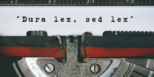 Copertina dell’editoriale «Dura lex, sed lex»