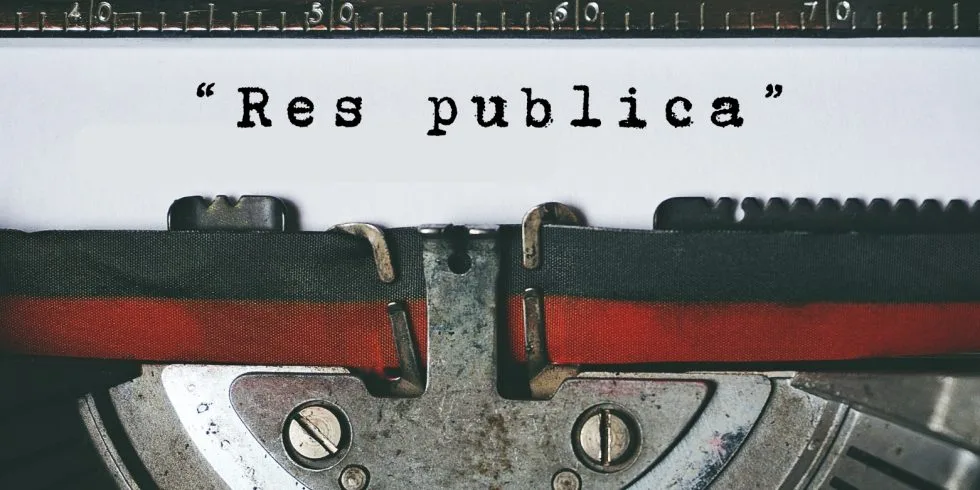 Copertina dell’editoriale «"Res publica"»