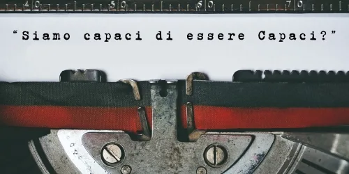Copertina dell’editoriale «Siamo capaci di essere Capaci?»