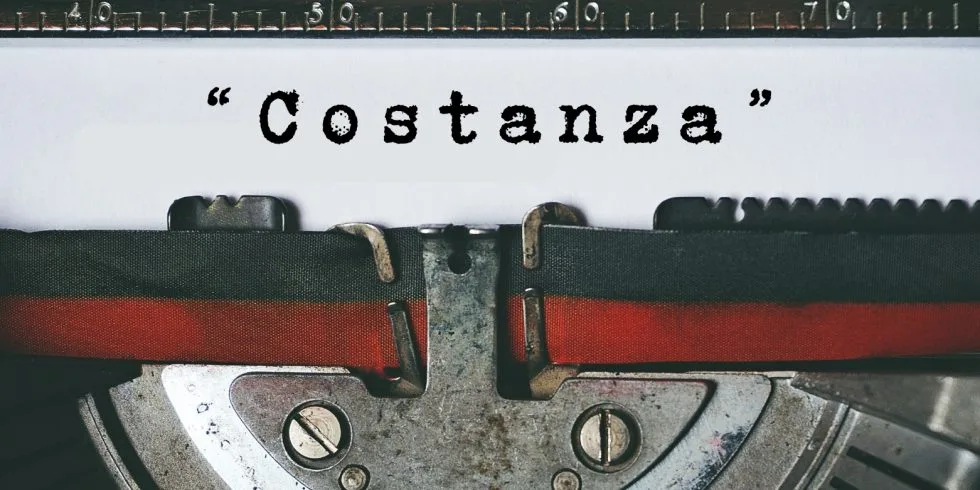 Copertina dell’editoriale «Costanza»