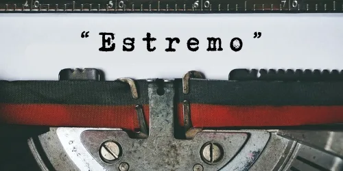 Copertina dell’editoriale «Estremo»